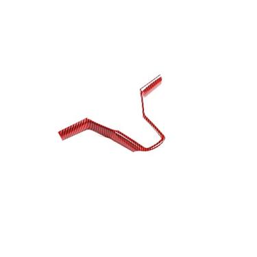 Imagem de FINMOKAL Guarnição Da Tampa Do Volante Interior Abs Em Carbono Vermelho Para Tesla Model 3 2017-2021