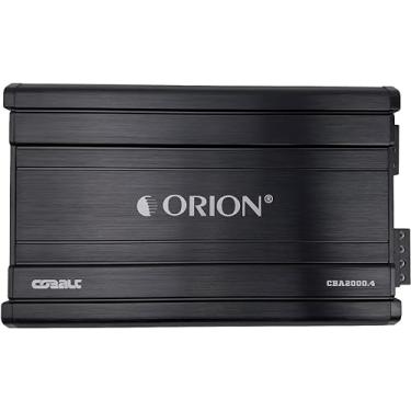 Imagem de Orion Cobalt Series CBA2000.4 Amplificador Classe A/B de 4 canais de alta eficiência para áudio estéreo de carro - Saída alta de 2000 W, estável de 2/4 Ohm, passa-baixo/alto ajustável, aumento de