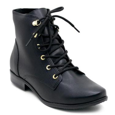 Imagem de Bota Coturno Feminina Moleca 5335.107 Preta-Feminino