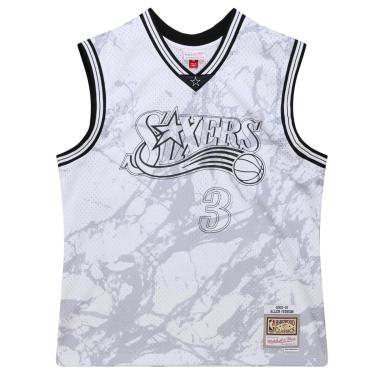 Imagem de Regata Mitchell & Ness Marble Swingman Jersey Philadelphia 76ERS Masculino-Masculino