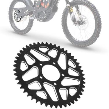 Imagem de IUVWISN Roda dentada 48T CNC para bicicleta suja elétrica Surron Sur Ron Light Bee X/S Segway X260/X160 preta