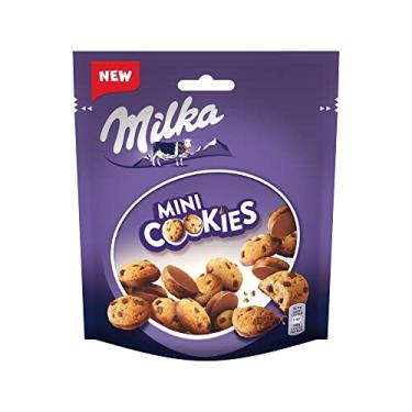 Imagem de Mini Cookies com Gotas de Chocolate ao Leite Milka 110g IMPORTADO
