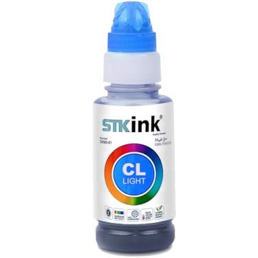 Imagem de 1x Tinta Stkink Para Impressora T574 L8050 L18050 Refil 574 (Light Cyan)