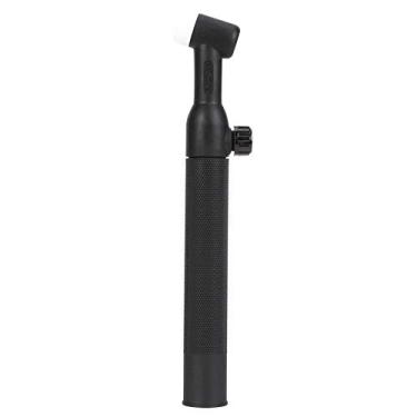 Imagem de Cabeça de tocha Tig, tocha de soldagem Tig Corpo flexível Válvula de gás dobrável Cabeça de tocha Equipamento de soldagem a arco de argônio Acessórios de tocha TIG Borracha de latão com alça