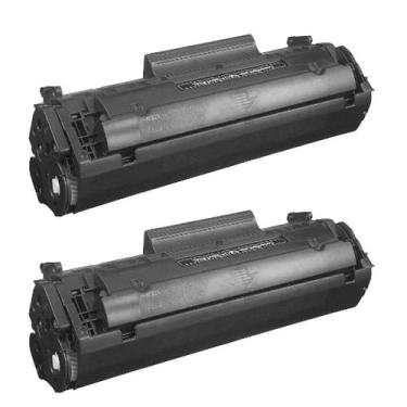 Imagem de Kit 2 Toner Q2612A Q2612 2612 12A - 1018 1020 M1005 - EVOLUT