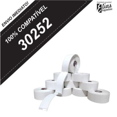 Imagem de 5 Rolos - Etiqueta 30252 - Para Impressora Label Writer 450 Dymo - ELI