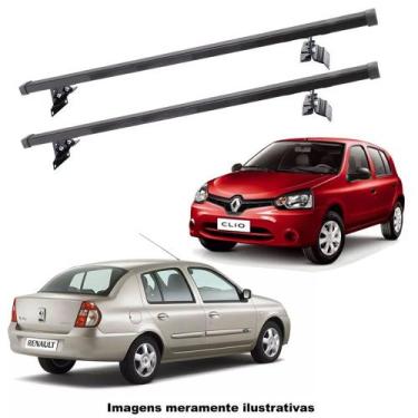 Imagem de Rack Teto Renault Clio Sedan E Hatch 4Portas 2000 Até 2015 - Rack de T
