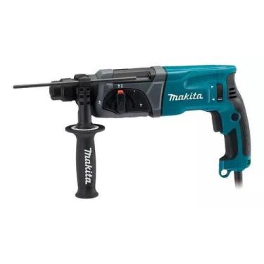 Imagem de Furadeira Martelete Makita Combinado 800w Hr2470 X21 com Acessorios, 2
