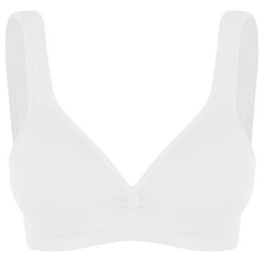 Imagem de sutia top daily trifil 3294 com bojo sem costura original, Branco, P
