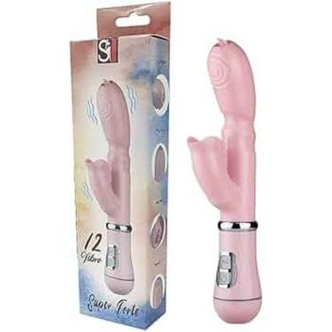 Imagem de Vibrador Ponto G Clitóris Com Língua 12 Vibro Sexy Import