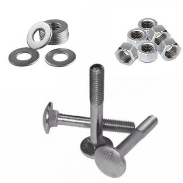 Imagem de Parafuso Francês Zincado C/ Porca 3/16X1-1/4-25PÇ - CISER OU BELENUS