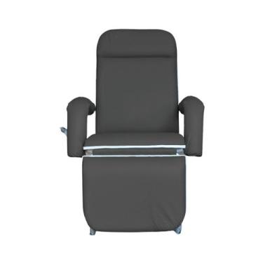 Imagem de Poltrona Reclinável Hospitalar Descanso Luxo Preta - Metal Solution, C