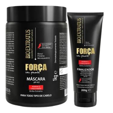 Imagem de Kit Força com pimenta 1 Máscara 1kg 1 Finalizador 200ml - BIOEXTRATUS