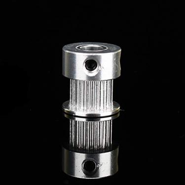 Imagem de Conjunto Compacto de Polia Sincronizadora de Alumínio, 16 Dentes, Furo de 5 Mm, Compatível Com Motores de Passo NEMA 17, Correia Dentada GT2 de 6 Mm, Fácil de Transportar, Fácil