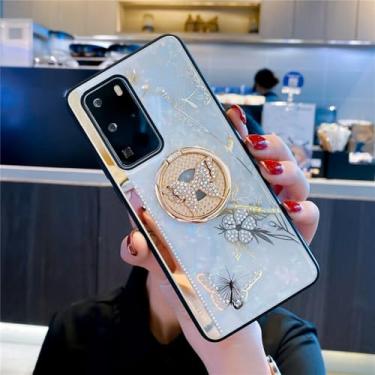 Imagem de Capinha para samsung galaxy s23 fe s22 ultra nota 20 s21 fe s20 plus s21fe a14 a54 a53 a52 a13 mulher anel capa, pa,2, para nota 20