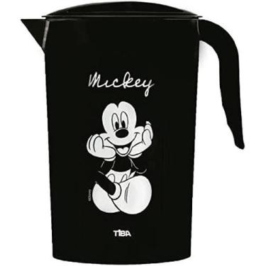 Imagem de Jarra De Suco Ipanema 2 L Mickey Black Preta Com Tampa - Tiba