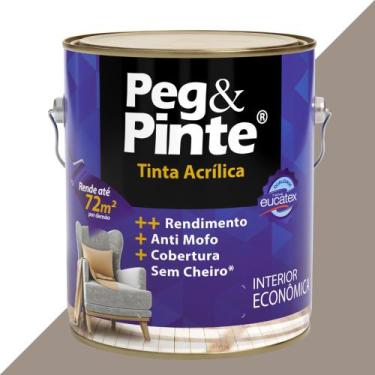 Imagem de Tinta Acrílica para Parede Peg e Pinte 3,6L Eucatex, Elephant
