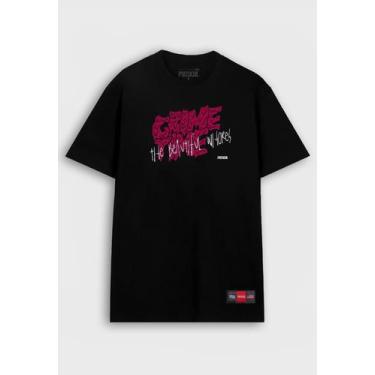 Imagem de Camiseta Streetwear Prison Grime time, G, Preto