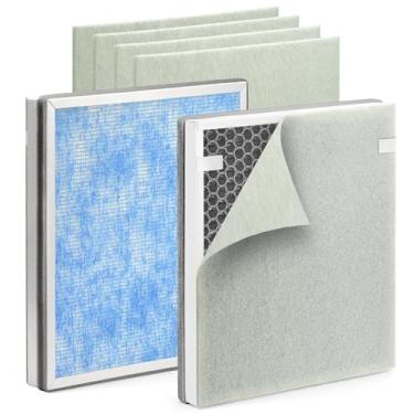 Imagem de HSIAMEN Filtro de substituição H7123101 H21 H211S compatível com filtro de substituição para purificador de ar Govee para H7123101 e Homvana H211 H211S, filtro HEPA verdadeiro H13, pacote com 2