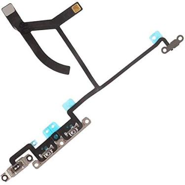 Imagem de TPhaelay Substituição do cabo flexível de controle de botão de volume OEM para iPhone Xs Max 6,5 polegadas botão mudo conector de volume interruptor silencioso suporte de metal pré-instalado