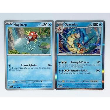 Imagem de Gyarados 043/193 - Paldea Evolved - Pokemon Evolution Set - 2 Card Lot - Scarlet & Violet