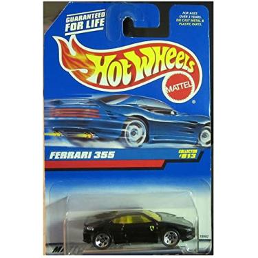 Imagem de Hot Wheels Mattel 1997 Series 1:64 Scale Die Cast Metal Car # 813 - Black Exotic Sport Coupe Ferrari 355