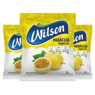 Imagem de Kit 3un de Suco Em Pó Refrescante Sabor Natural Maracujá 350G Rende 10