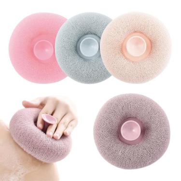 Imagem de Esponja Para Limpeza Banho Massagem Esfoliação Corpo Pele Bucha - Espo