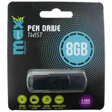 Imagem de Pen Drive 8gb Twist Maxprint para fotos e arquivos