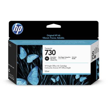 Imagem de Cartucho de Tinta HP 730 Preto Foto PLUK 130 ML - P2V67A