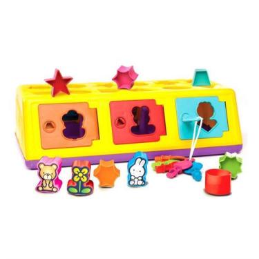 Imagem de Brinquedo Infantil 18 Peças Caixa Encaixa - Estrela
