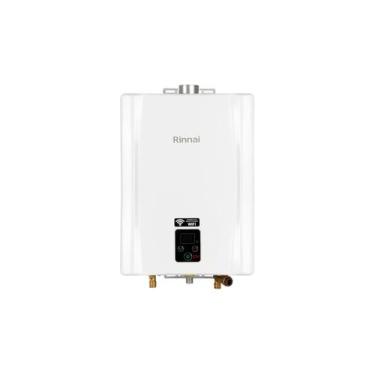 Imagem de Aquecedor a Gás Digital REU-E211 FEH (E21) 21 Litros GN Branco RINNAI