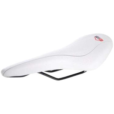 Imagem de Banco Selim MTB Gel Elite Cor Branco/Preto Redstone Bicicleta Mountain