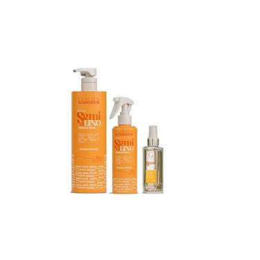 Imagem de Glatten Semi di Lino Shampoo e Leave-in e Sérum