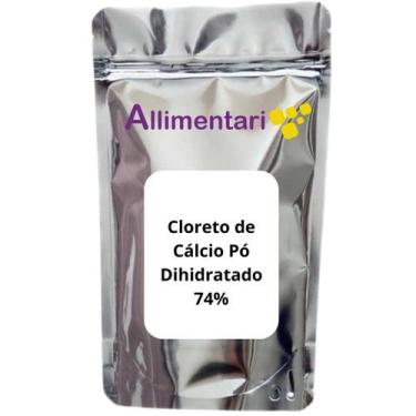 Imagem de CLORETO DE CALCIO DIHIDRATADO 74% FOOD 1 Kg - Allimentari