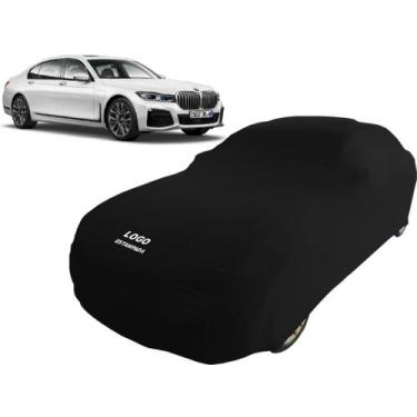 Imagem de Capa Automotiva Bmw 745le Tecido Helanca Cor Preta - Mz, Preta
