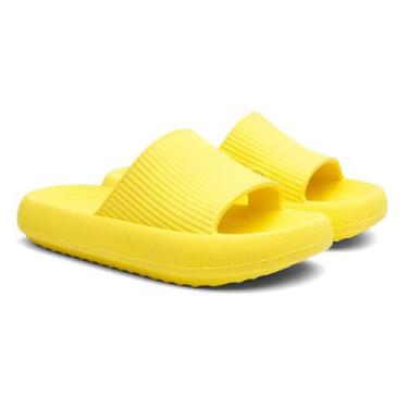 Imagem de Chinelo Nuvem Slide Tratorado Flexível Confortável - Valentina K, Amar