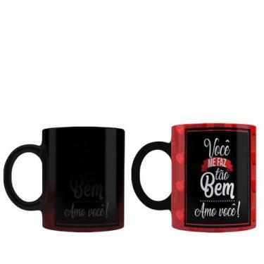 Imagem de Caneca Mágica fosca, Presente para o dia dos Namorados, 325 ml - Innov
