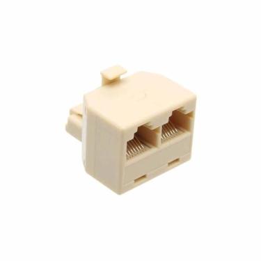 Imagem de Adaptador Divisor Chipsce Rj-45 1 Macho Para 2 Femeas Rj45