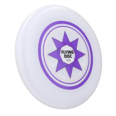 Imagem de Brinquedo de Disco Voador LED RGB para Jogos Ao Ar Livre - Função Stepl Regulável e de Temporização, 8 Modos de Cores Deslumbrantes, íon de Cor única, Disco Recarregável e Voador