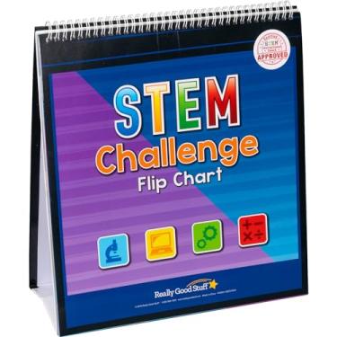 Imagem de Really Good Stuff STEM Challenge Flip Chart - 1 flip chart