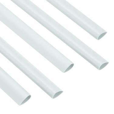 Imagem de PATIKIL 30 peças de barras de encadernação, barras de encadernação de 8 mm, aderência deslizante, capacidade de 50 folhas, tamanho A4, fichário de apresentação em forma de gota para currículo de capa