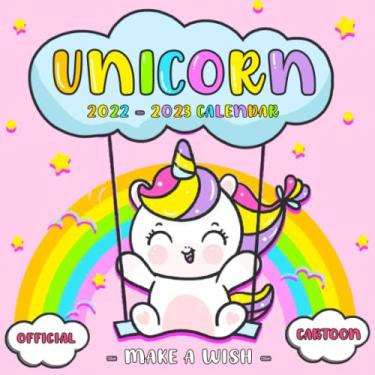 Imagem de Unicorn 2022 Calendar: Cartoon 2022 OFFICIAL calendar -Unicorn Weekly & Monthly Planner with Notes Section for Alls Unicorn Fans!-24 months with BIG SIZE 17X11" - Kalendar calendario calendrier.19