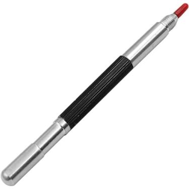 Imagem de Seadiquiet Caneta de liga preta, caneta de carboneto, metal, vidro, azulejo, lapiseira, marcenaria, ferramentas manuais, caneta de gravação profissional para ferramentas de marcação de metal