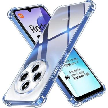 Imagem de Capa Capinha Anti Impacto Transparente Compatível Com Redmi 14C / Poco C75 Tela de 6.88 Polegadas- (Hard Glass Store)