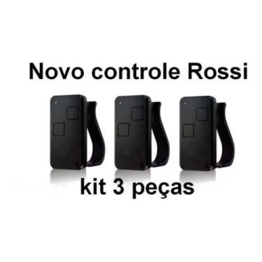 Imagem de 3x Controle Remoto Portão Eletrônico Rossi Original