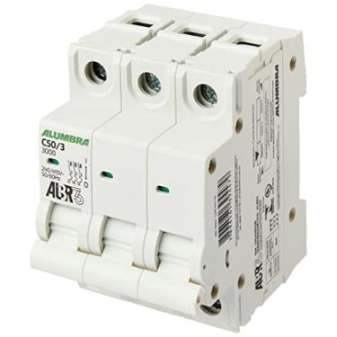 Imagem de Disjuntor Tripolar Curva C, Alumbra, ALBR 3 39447, Branco