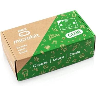 Imagem de GeeekPi microbit V2 Club Kit (10 Pack microbit v2 go kit) with 10 BBC Micro:bit V2 Boards, Battery Holders, Micro USB Cable,20 AAA Batteries for Coding and Programming