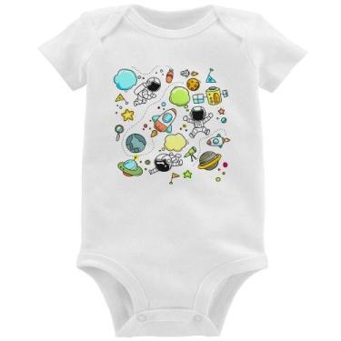 Imagem de Body Bebê Astronauta - Foca na Moda, Branco, G