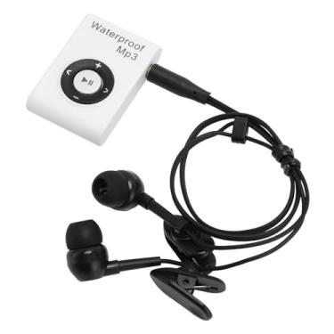 Imagem de Natação de Mp3 Player água Prova de Nadar Com Música, 8 GB de Memória Portátil Portátil Player Subaquático Com Fone de Ouvido para Mergulho Surfing Running Skiing Kayaking (Branco)